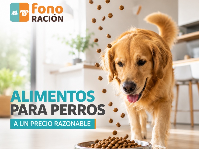 Alimentos para perros a un precio razonable